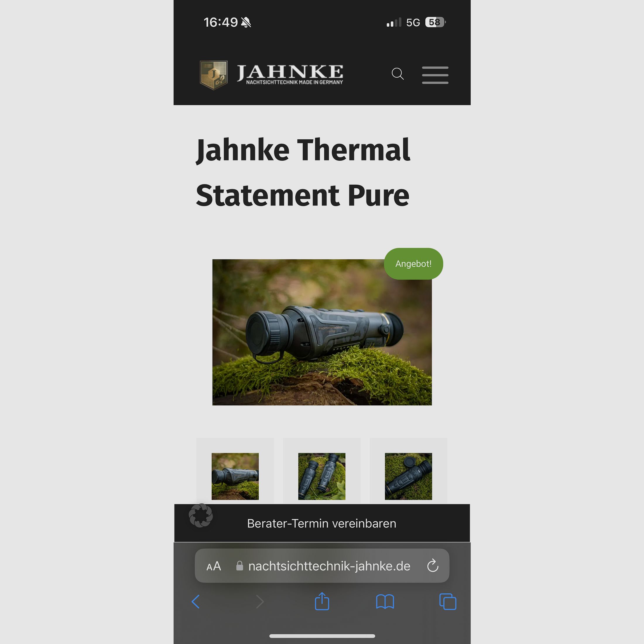 Jahnke Thermal Statement Pure