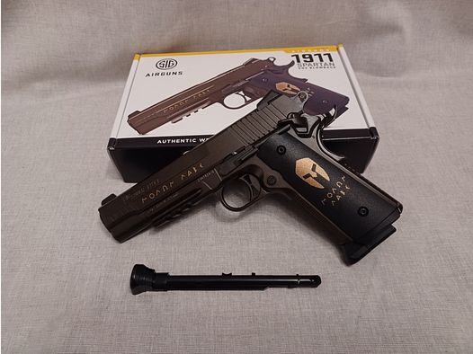 SIG SAUER 1911 Spartan / 4,5 mm BB / BlowBack / CO2 / Pistole / OVP (34)