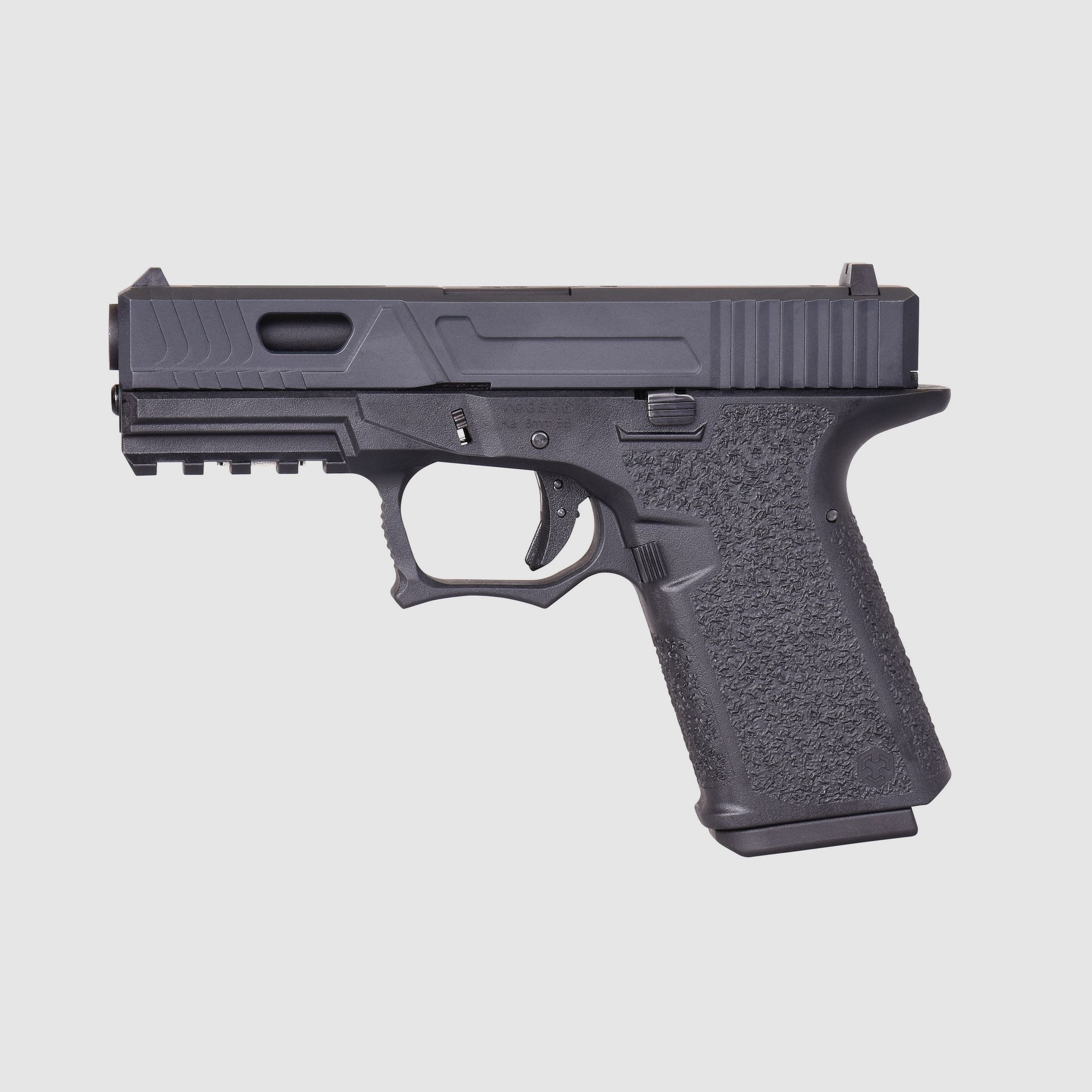 AW Custom VX9 Mod. 3 Schwarz 6mm - Airsoft Gas BlowBack