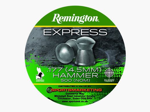 Remington Express Hammer Domed Kal. .177 / 4,5mm, 500 Schuss