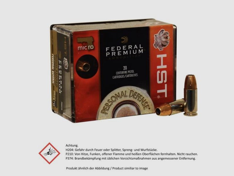 FEDERAL Pistolenmunition .357 SIG VM-FK 125grs 50 Stk   AmericanEagle