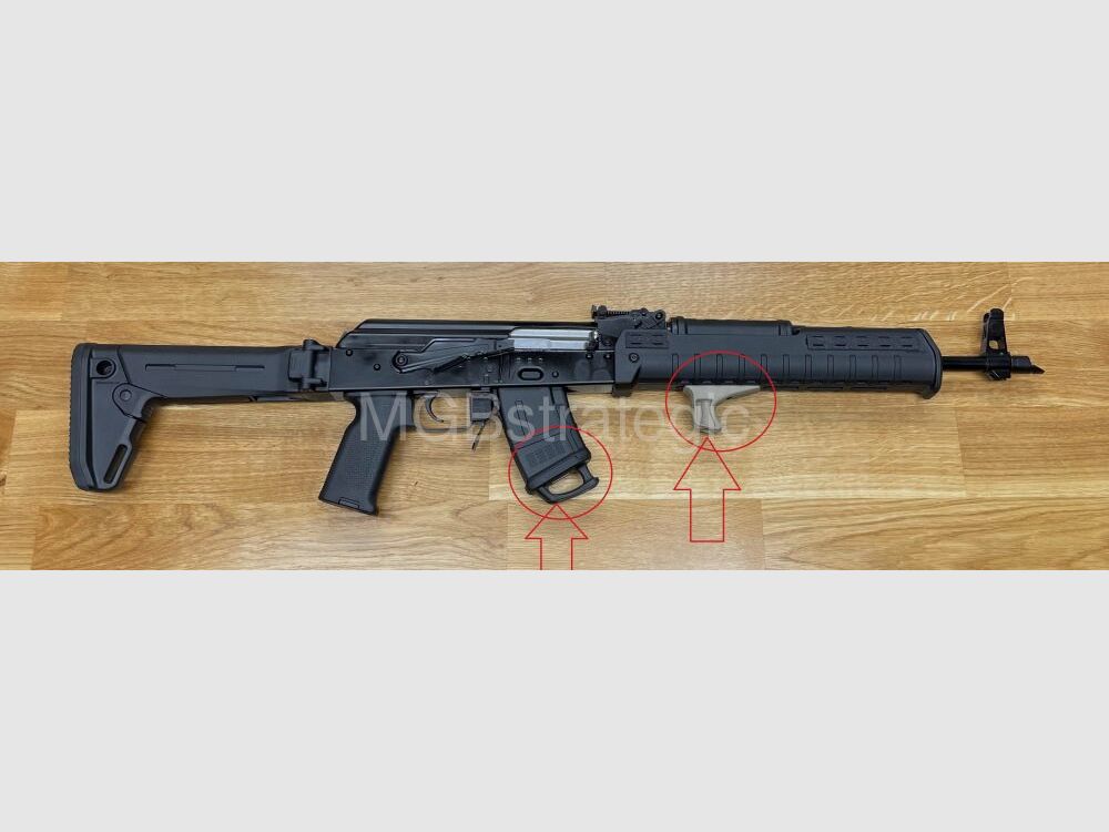 sportlich zugelassen! WBP Jack Sport - halbautom. Büchse 7,62x39 Qualität hergestellt in Polen - Neuheit! - System AKM AK47 AK74