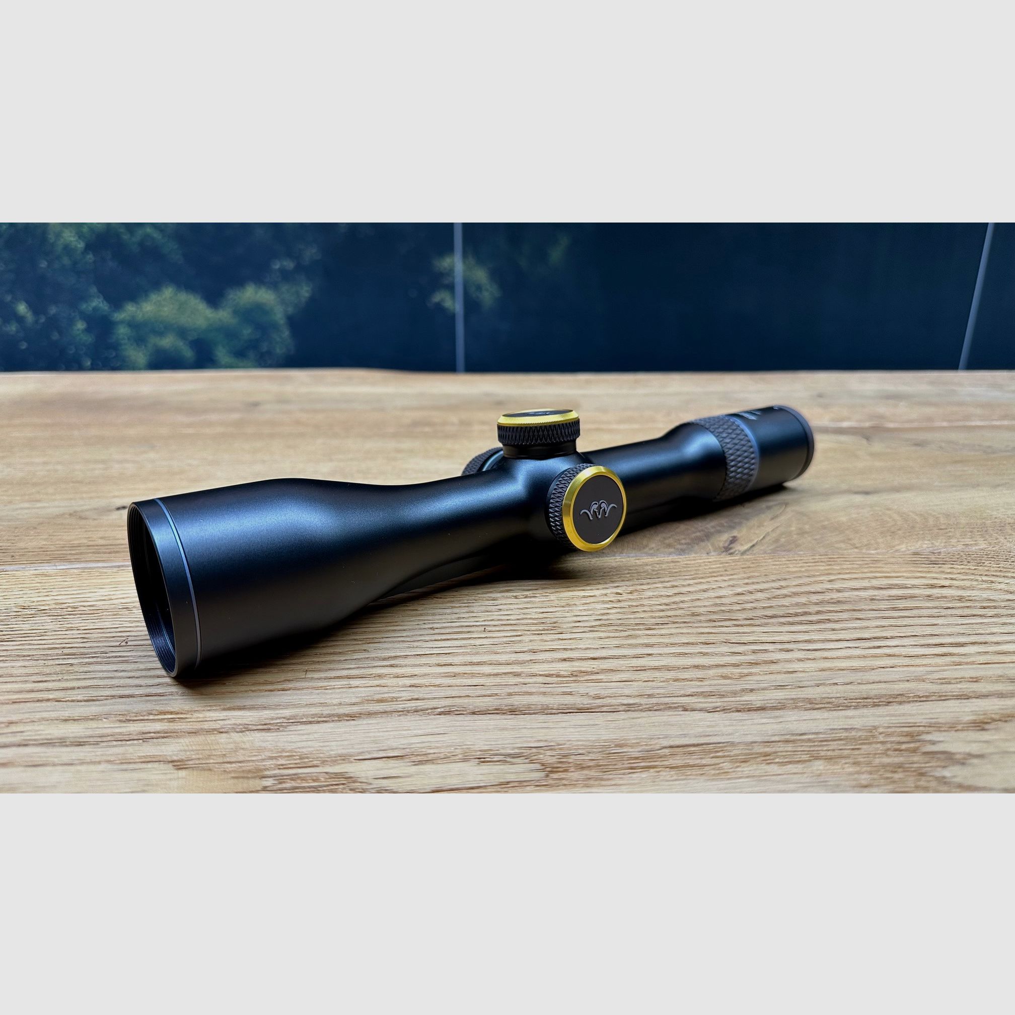 Blaser B1 2.8-20x50 iC Custom richtkijker / Gouden afdekkappen / met rail, afbeelding 2 van 6