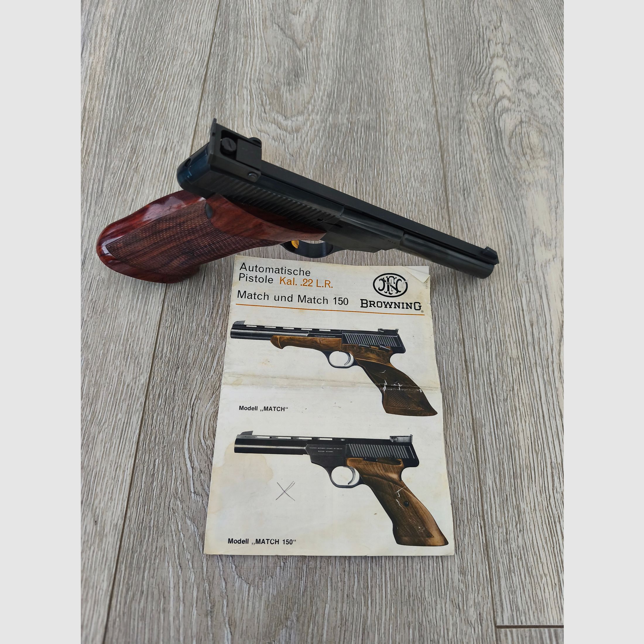 KK Pistole Match 150 Browning