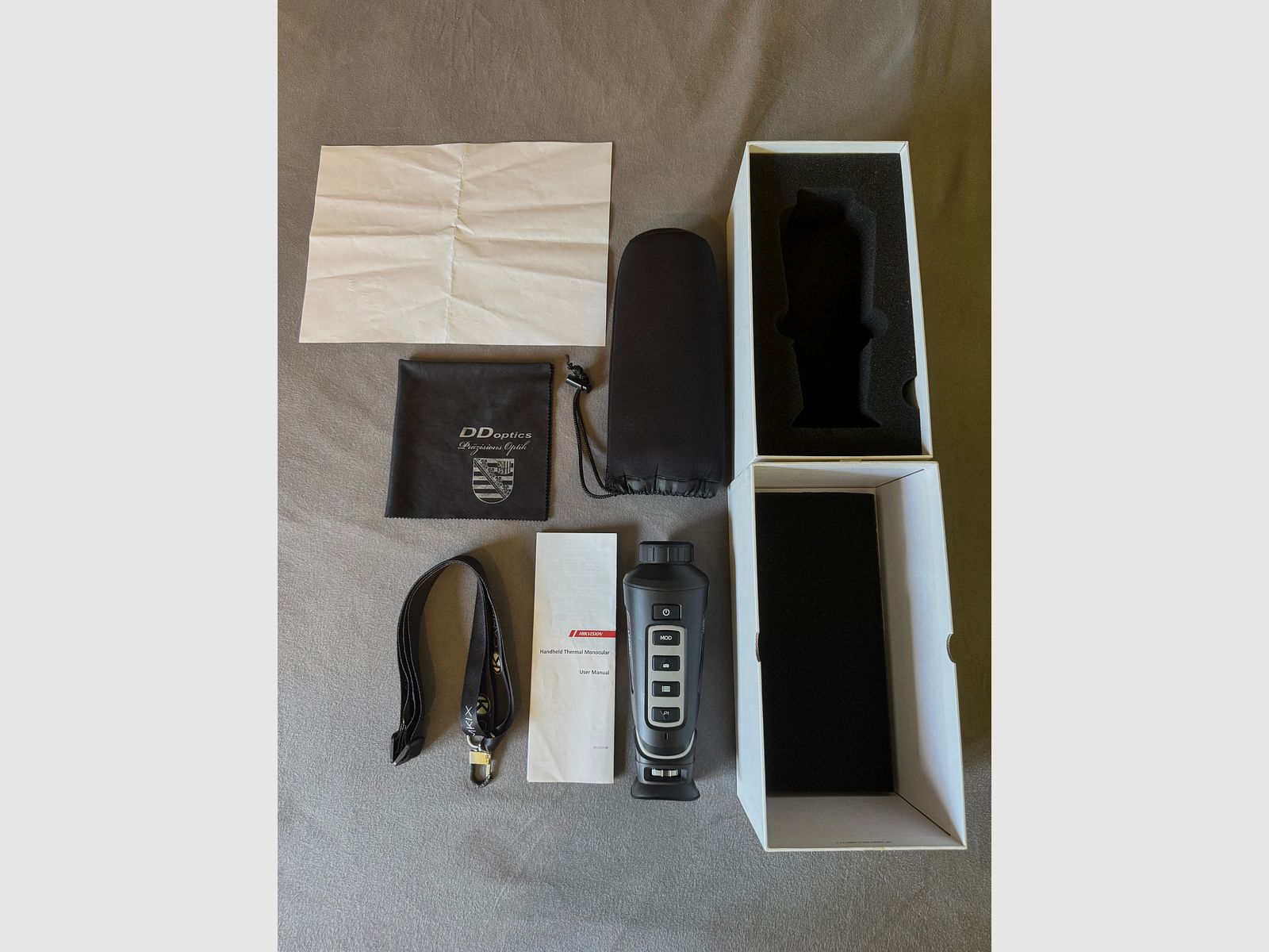 Hikvision OWL DS-2TS03-35UF/W cámara térmica OVP