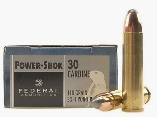 Federal Power-Shok .30 Carbine 110GR JSP RN 20 cartridges