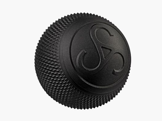 Kammergriffkugel Alu Eloxiert | Rändel mit ''Sauer'' Logo |