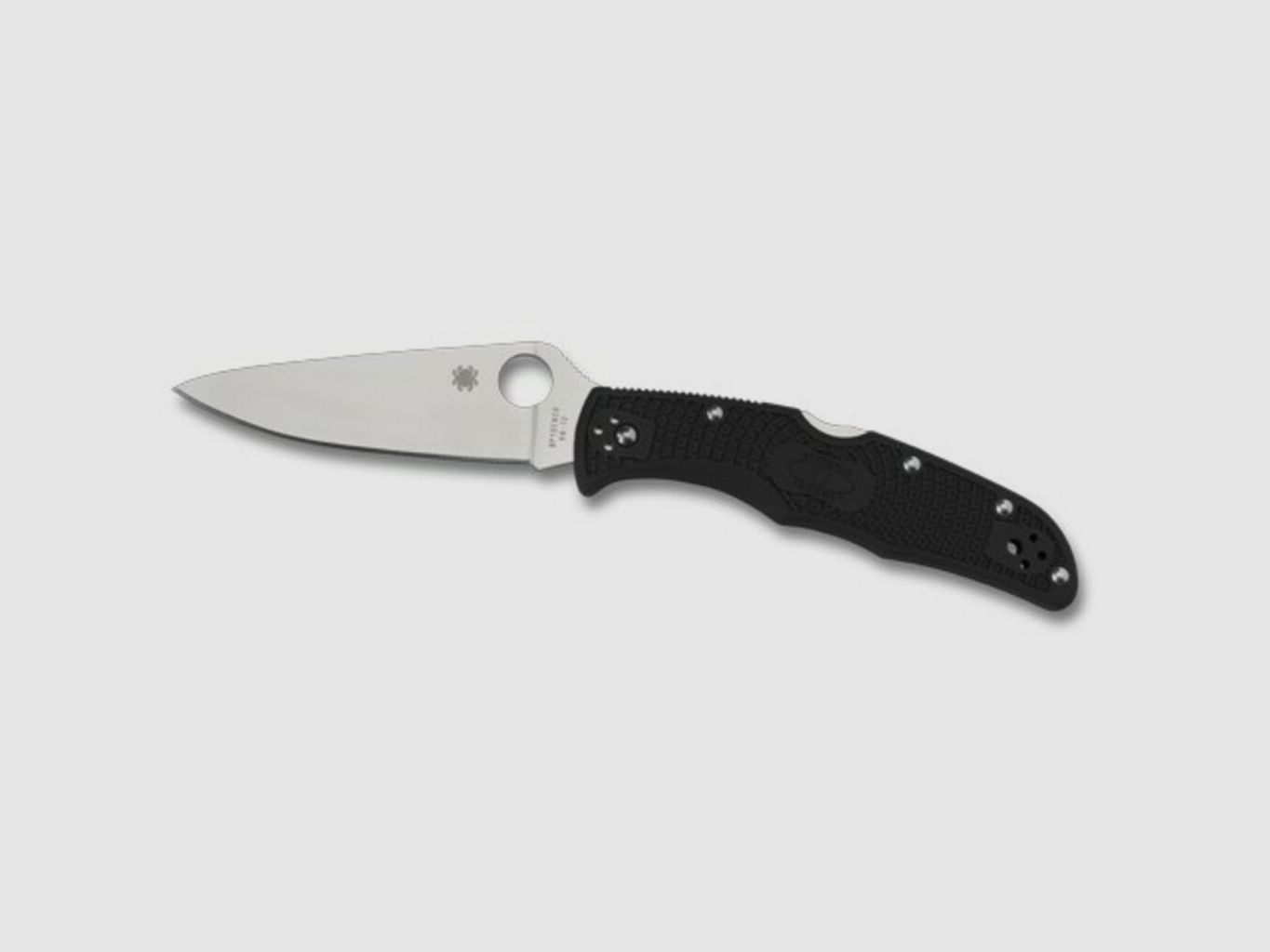 Spyderco Endura 4 FRN Flach Schwarz Glatt, Bild 1 von 3