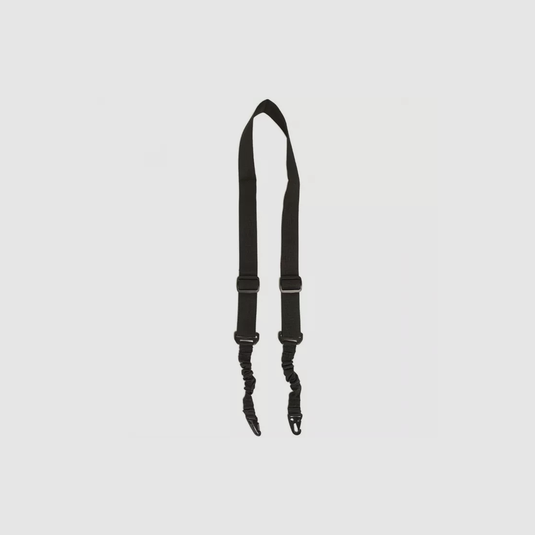 Cintura tattica / cinghia di trasporto con bungee (67-112 cm), 2 punti, Nero