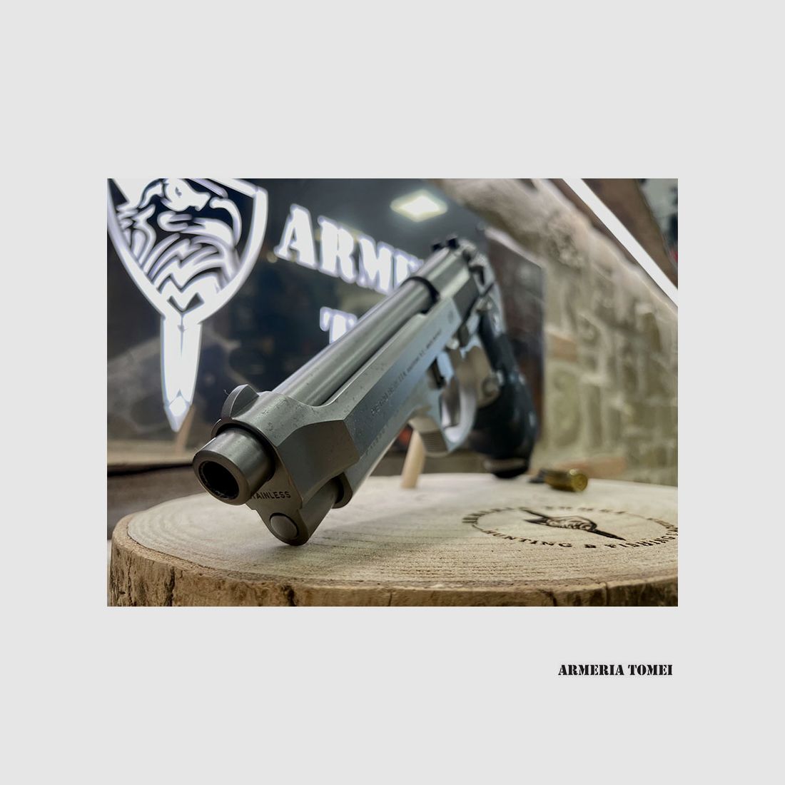 USATO – PISTOLA – BERETTA 98FS INOX cal. 9×21, immagine 2 di 5