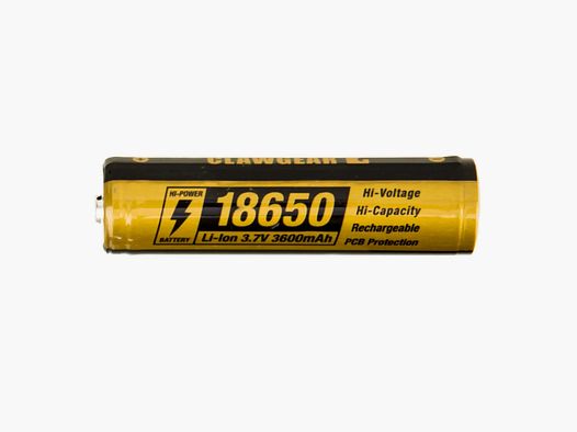 Clawgear Clawgear Batteria 18650 3.7V 3600mAh