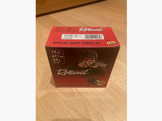 Rottweil Special Skeet Streu 24 , 12/67,5 , No. 9 , 2,0mm , 24g