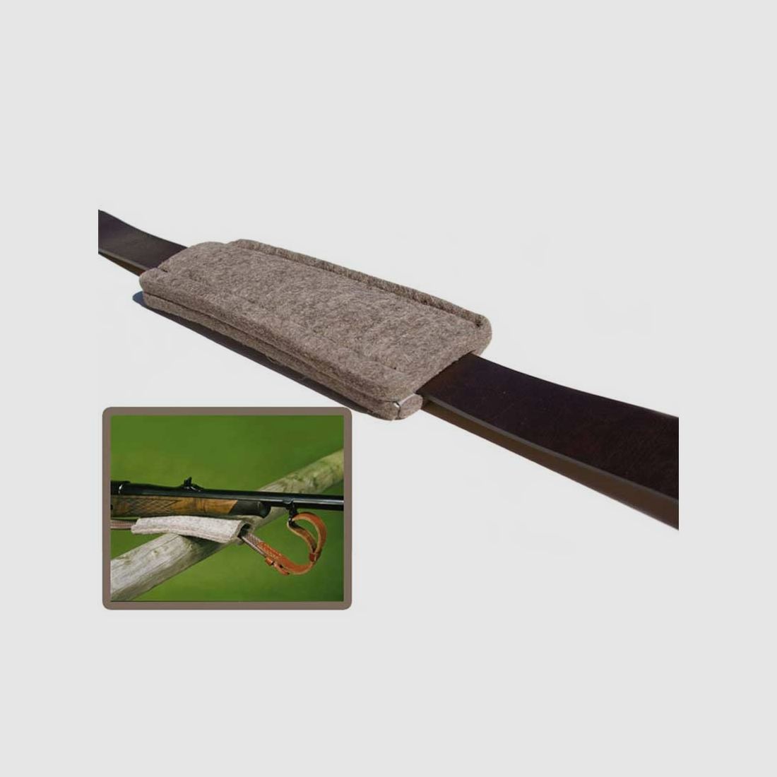 Gewehrauflage aus Filz