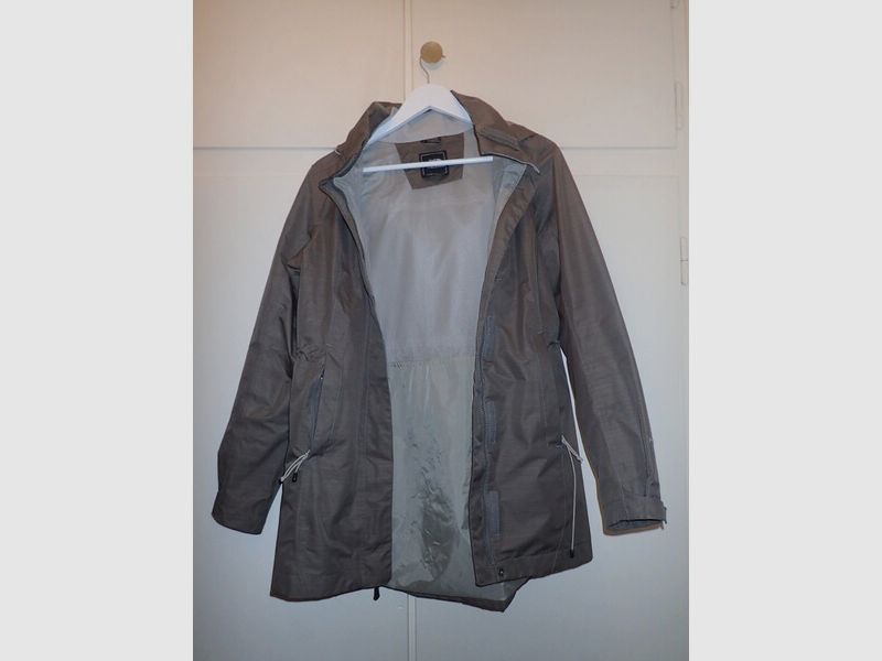 North Face Hyvent Winbreaker mit Kapuze, braun, Damen, Gr. XS, Neuwertig!
