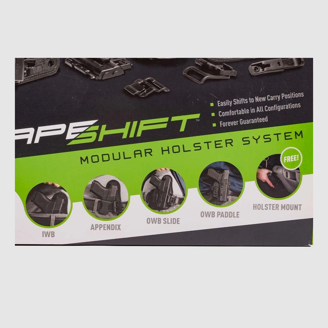 Aliengear Holsters ShapeShift Starter Kit Glock 42 Linkshänder