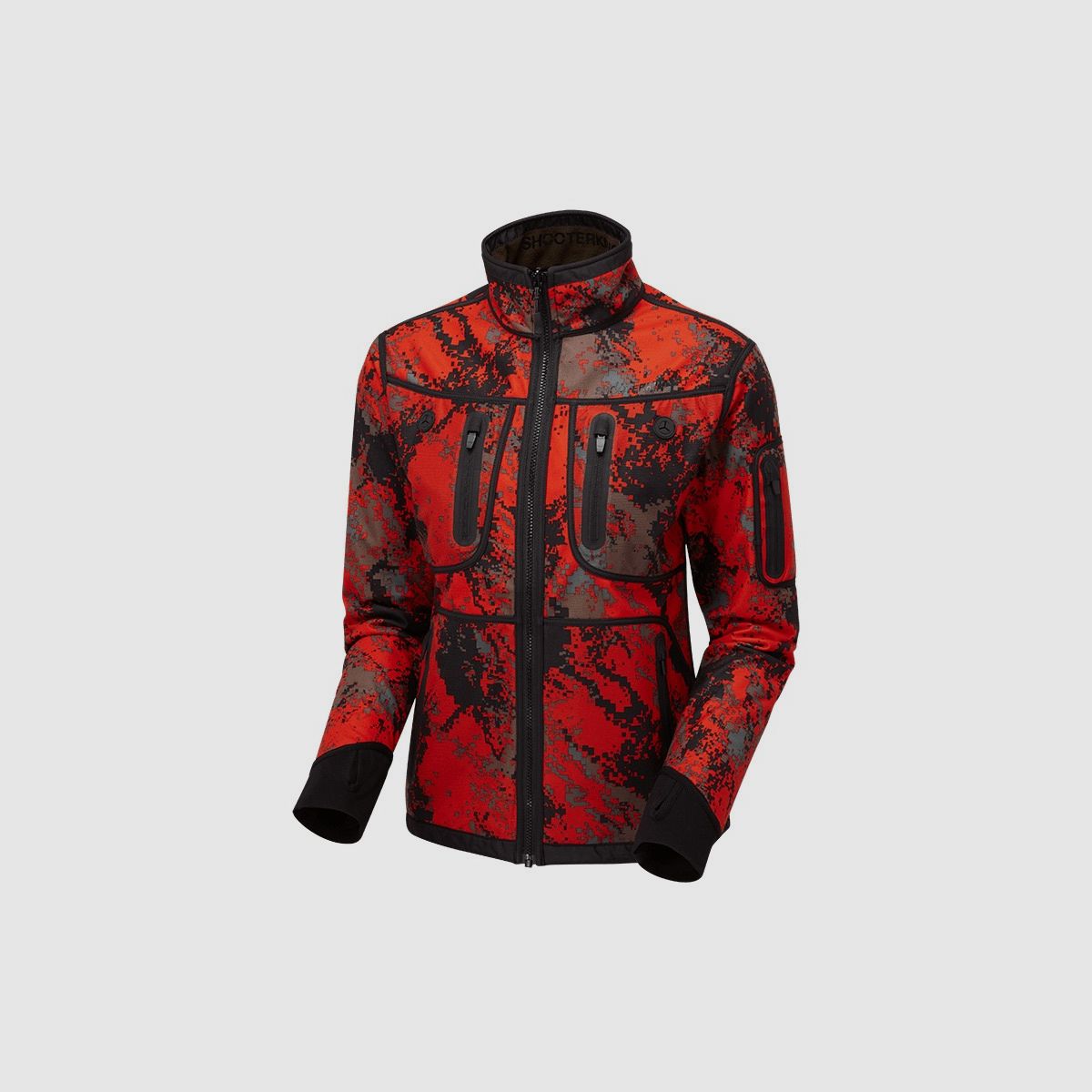 SHOOTERKING Damen Softshell Jacke Forest Mist Red