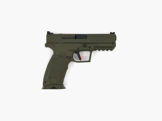 Tisas ZIGANA PX-9 Duty Gen3 OR Pistole Grün Kal. 9mm Para, 18 Schuss SIG P226 Magazine, 4" Lauf, inkl. Holster
