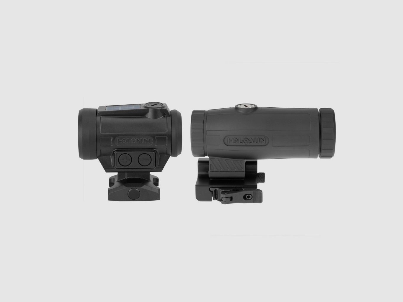 Holosun Set, Reflexvisier, Modell ARO-EVO-SPR-RD mit rotem Wechselabsehen: 2MOA Dot & 65MOA Circledot oder SPR-2MOA Dot & SPR-65MOA Circledot und Magnifier HM3X, Bild 5 von 10