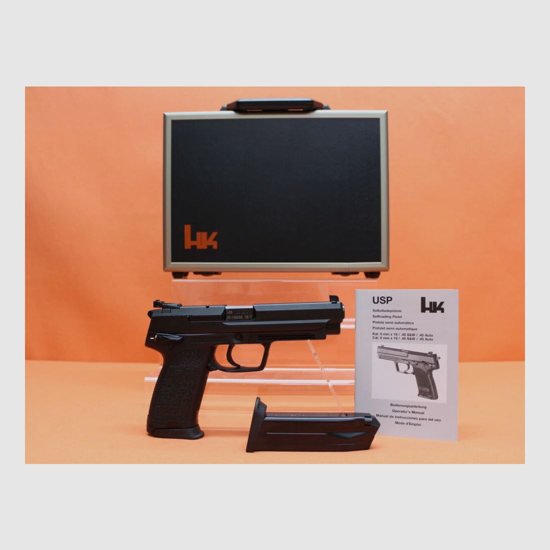Heckler&Koch Ha.Pistolet .45Auto Heckler&Koch/H&K HK USP EXPERT 132mm lufa/ mikrometrowy celownik (.45ACP/.45A.C.P.)