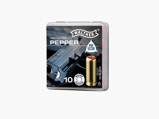 Walther Pfeffer-Gas Patronen / cal. 9 mm P.A.K.