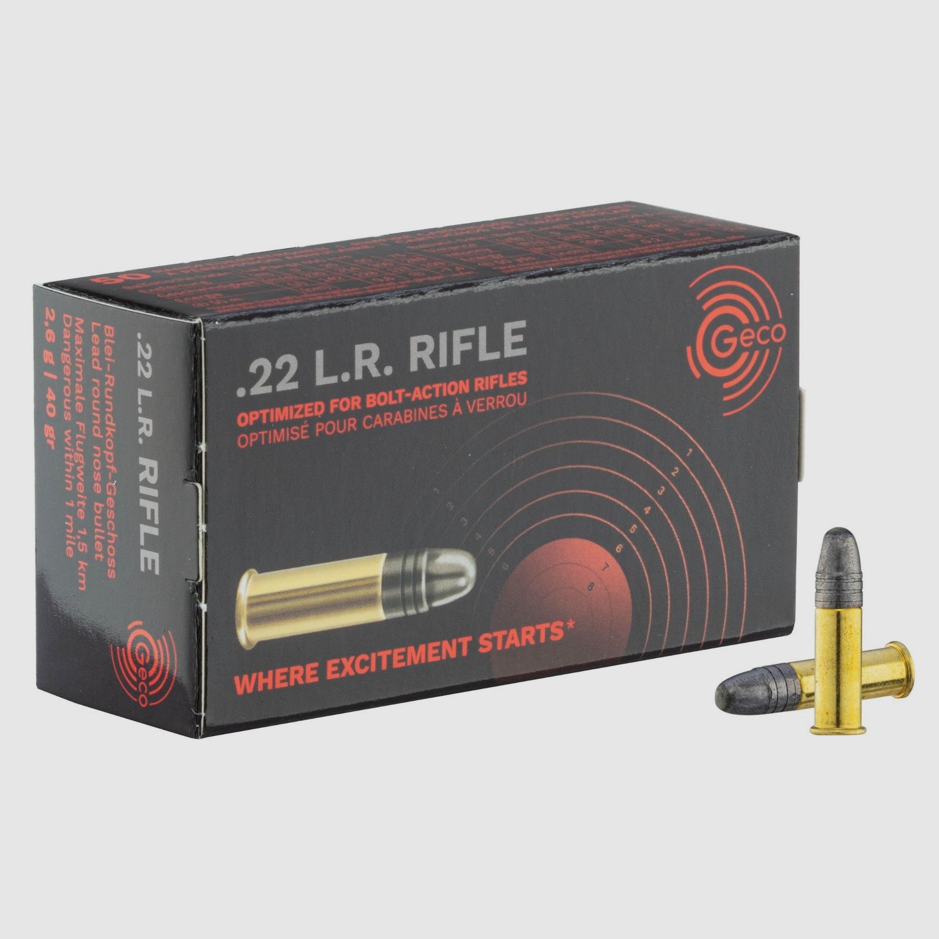 Munition 22lr Geco Gewehr 40 gr, Bild 4 von 14