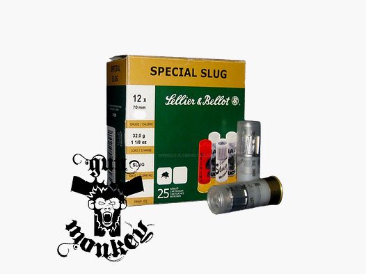 S&B Special Slug 32 g Flintenlaufgeschoss Kal. 12/70 Brenneke (1 Packung = 25 Stück) (V051732)