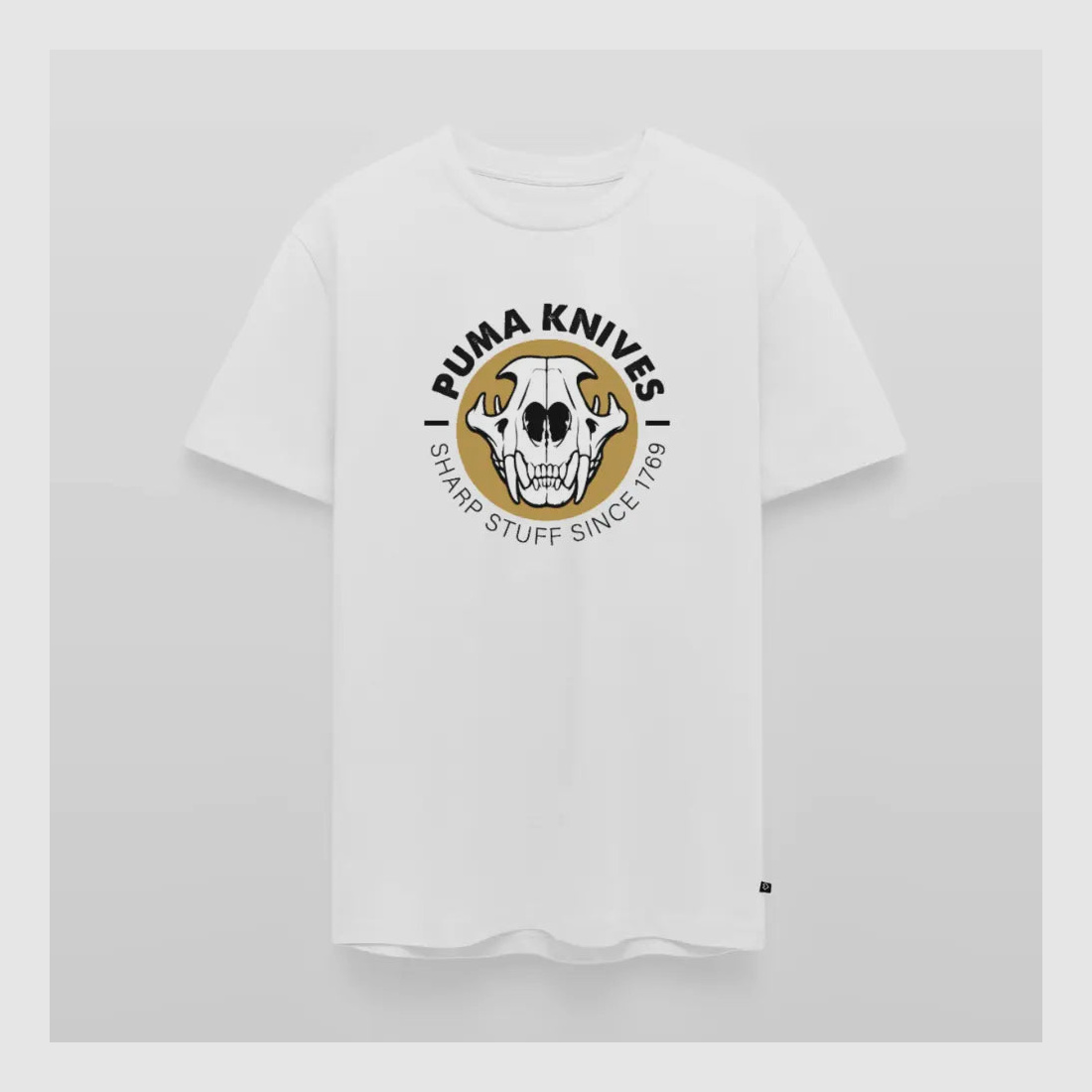 PUMA Men’s Premium T-Shirt "Skull Frontal Sharp Stuff"