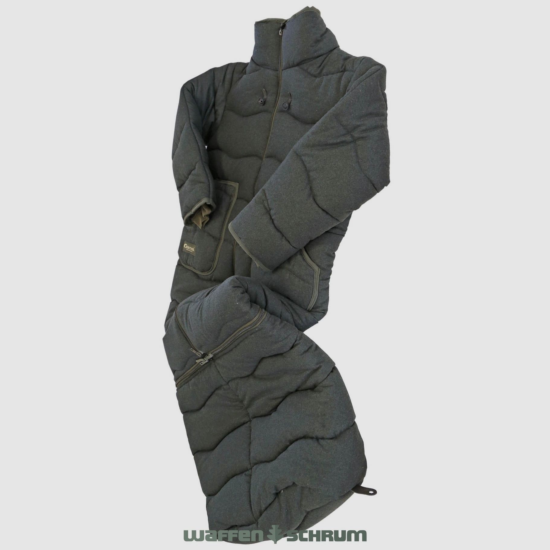 Carinthia Ansitzjacke Carinthia Loden mit Fussteil Grün