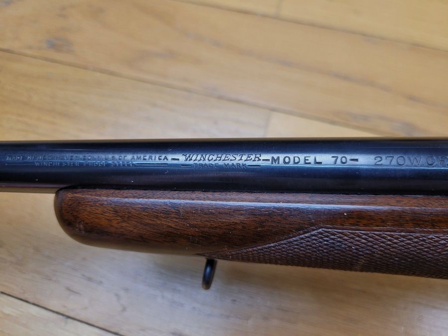 Sublime Winchester M70 Rifleman – 270Win – Luxusfertigung 1947 – Werkseitig für Optik bereit – Wunderschöner Nussbaum – Handriffelung – Wunderschöne Mechanik – Wunderschöner Lauf – Herkunft ex-Hussard – Ausnahmewaffe – Zustand nahezu neu!, Bild 1 von 32