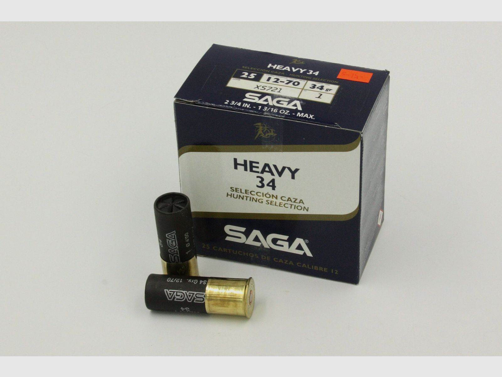 SAGA 12/70 Heavy pallini, pallino n. 1 / 4 mm, 34 gr., 25 pz.