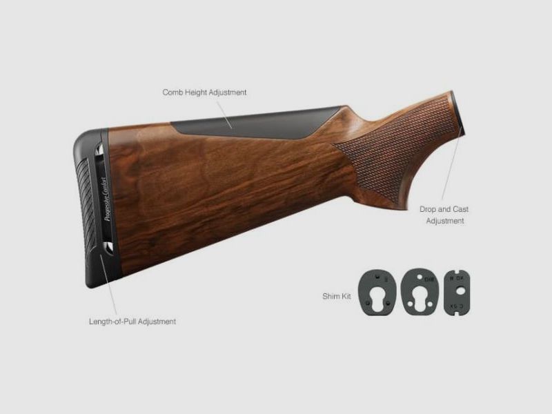 BENELLI Schaftzubehör Schaftkappe f. 828U u.a. Standard (=20mm)