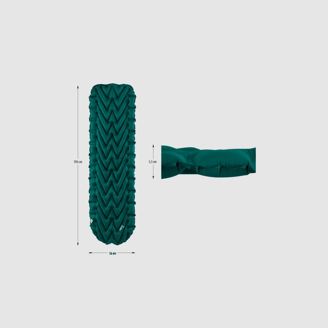 NC4005 Materassino Autogonfiante Verde Scuro