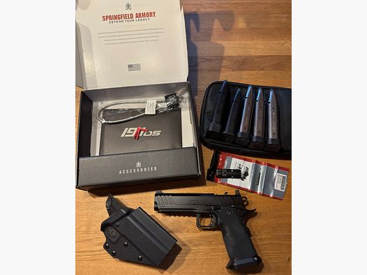 Springfield Prodigy 1911 DS 5 inch met veel accessoires!