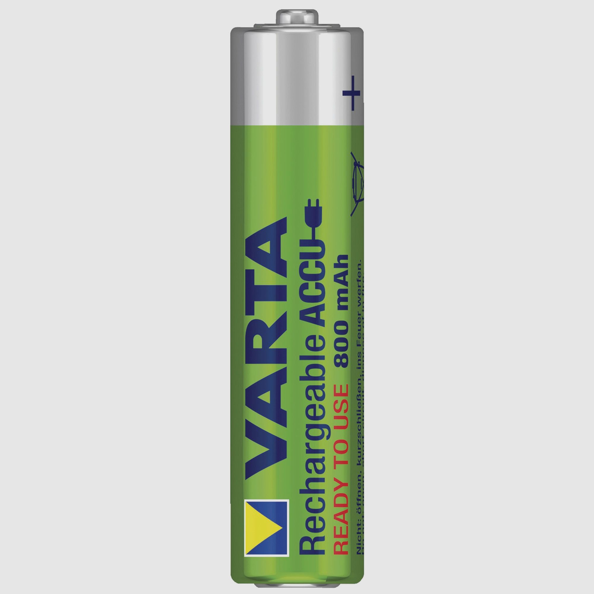 OPLAADBARE BATTERIJEN VARTA LR03 / AAA 800mAh, afbeelding 1 van 2