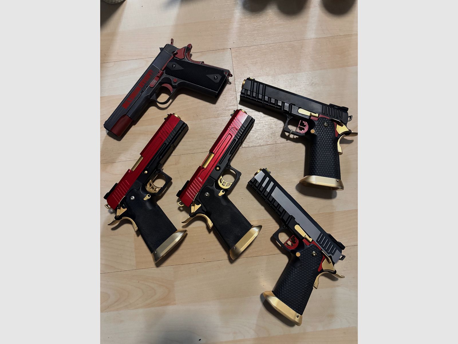 5x Aw Custom Hi capa pistols GBB for sale