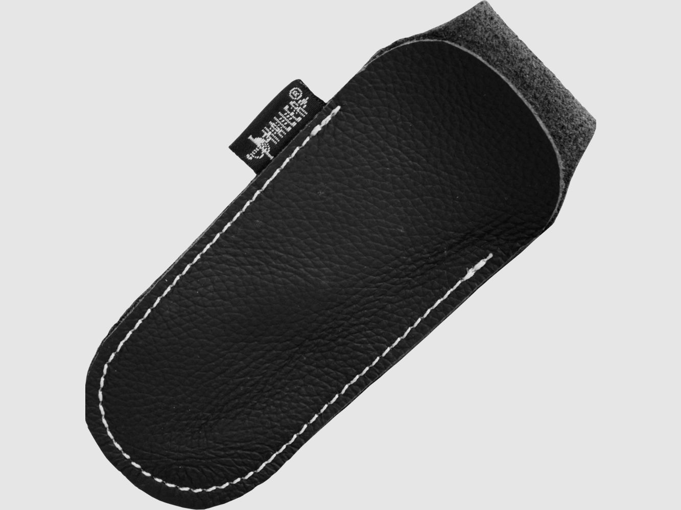 Stecketui, schwarzes Etui für Taschenmesser