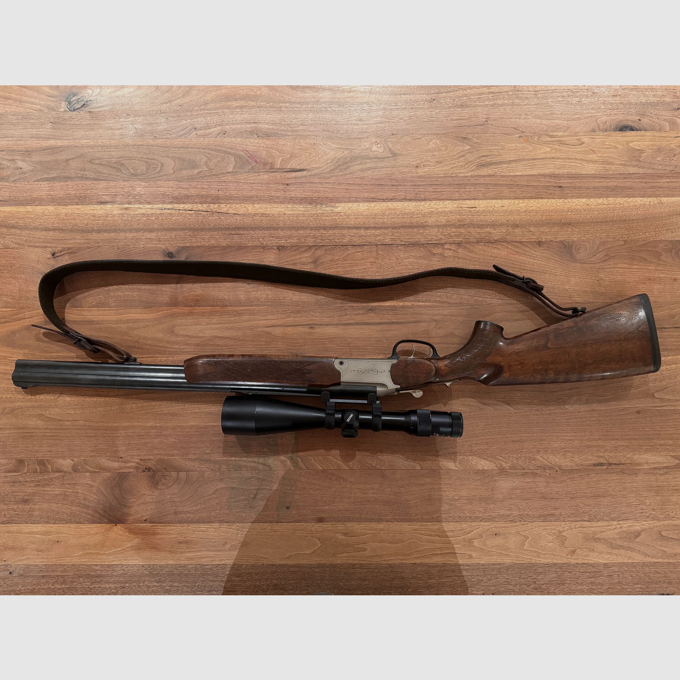 Bockbüchsflinte | Frankonia Favorit | CZ BRNO | Kal. 12 und 7x65 R | Docter 3-12x56 | Blaser Sattelmontage