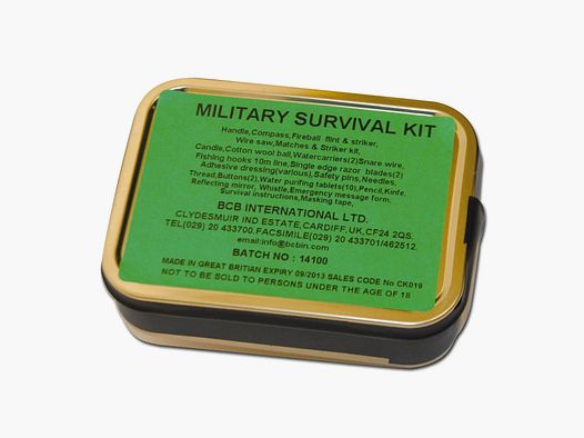 BCB BCB Kit de survie militaire