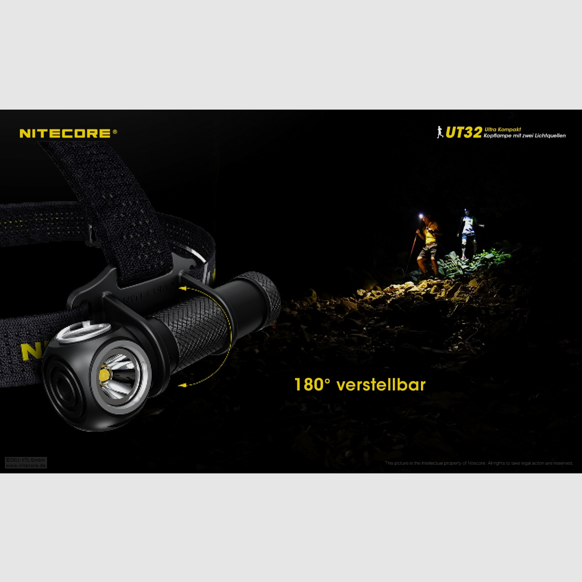 Nitecore UT32 Stirnlampe UT32 Dual Output