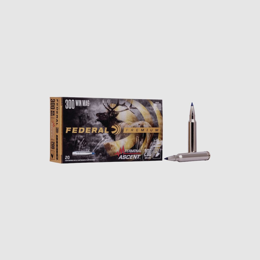Federal Premium Terminal Ascent .300 Win. Mag. 200GR 20 Patronen