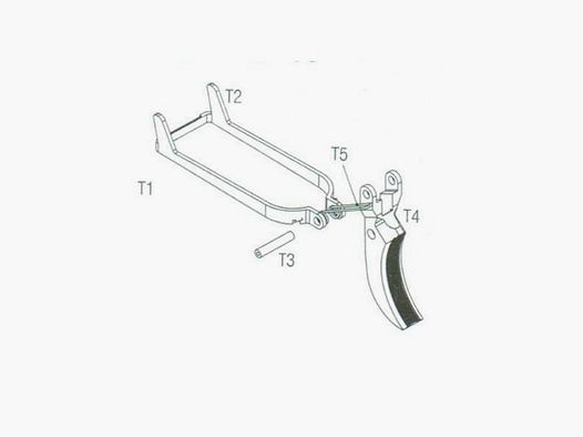 Varilla del gatillo T2 Desert Eagle