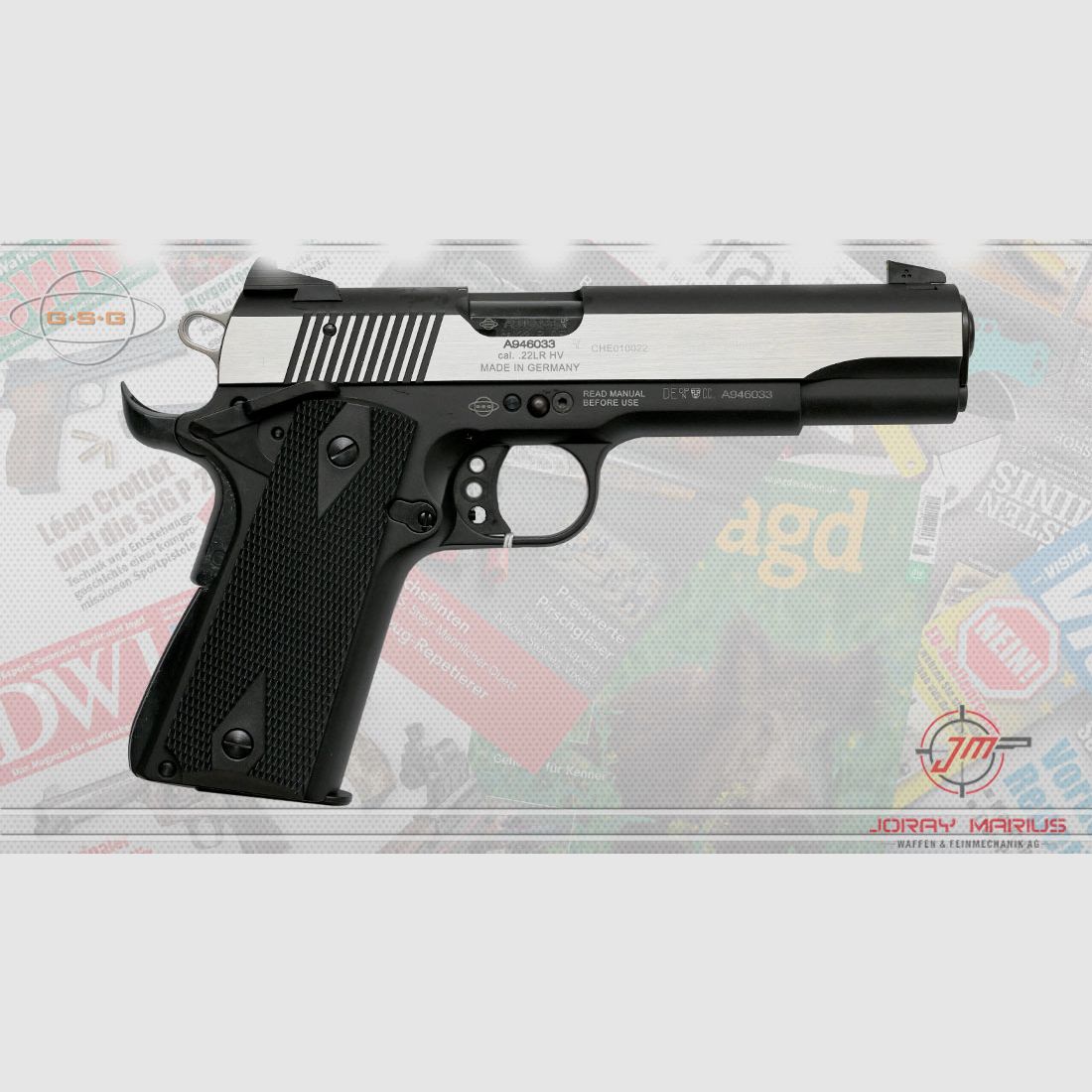GSG 1911 .22lr Stainless Steel, Bild 1 von 2