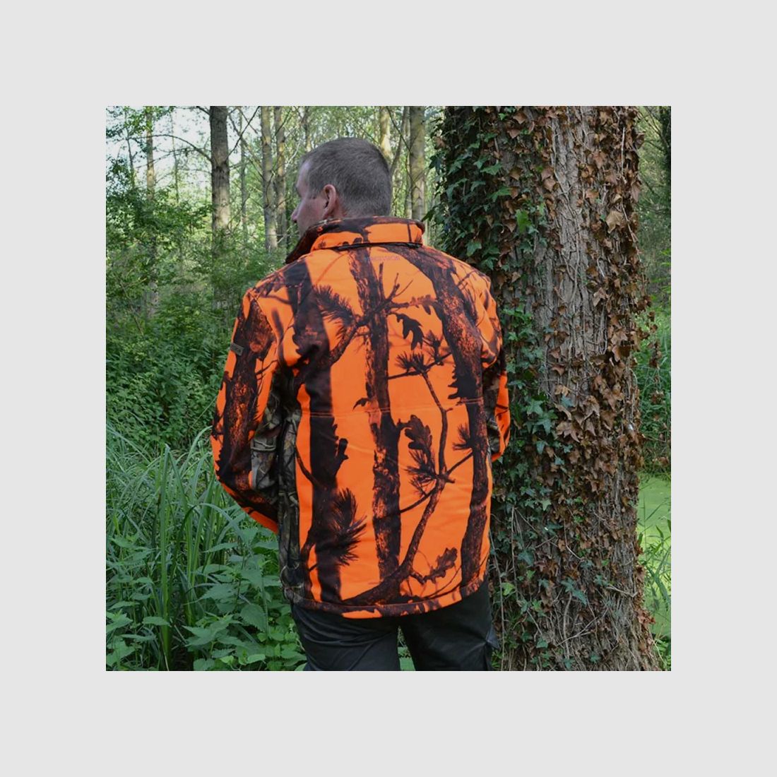 Jagdjacke Percussion Softshell Ghost Camo 4 Taschen S bis 4XL, Bild 8 von 9