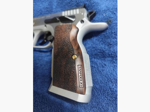 ❗Tanfoglio Stock I II III CZ CZ 75, Shadow uchwyty śrub 24K karat prawdziwie pozłacane