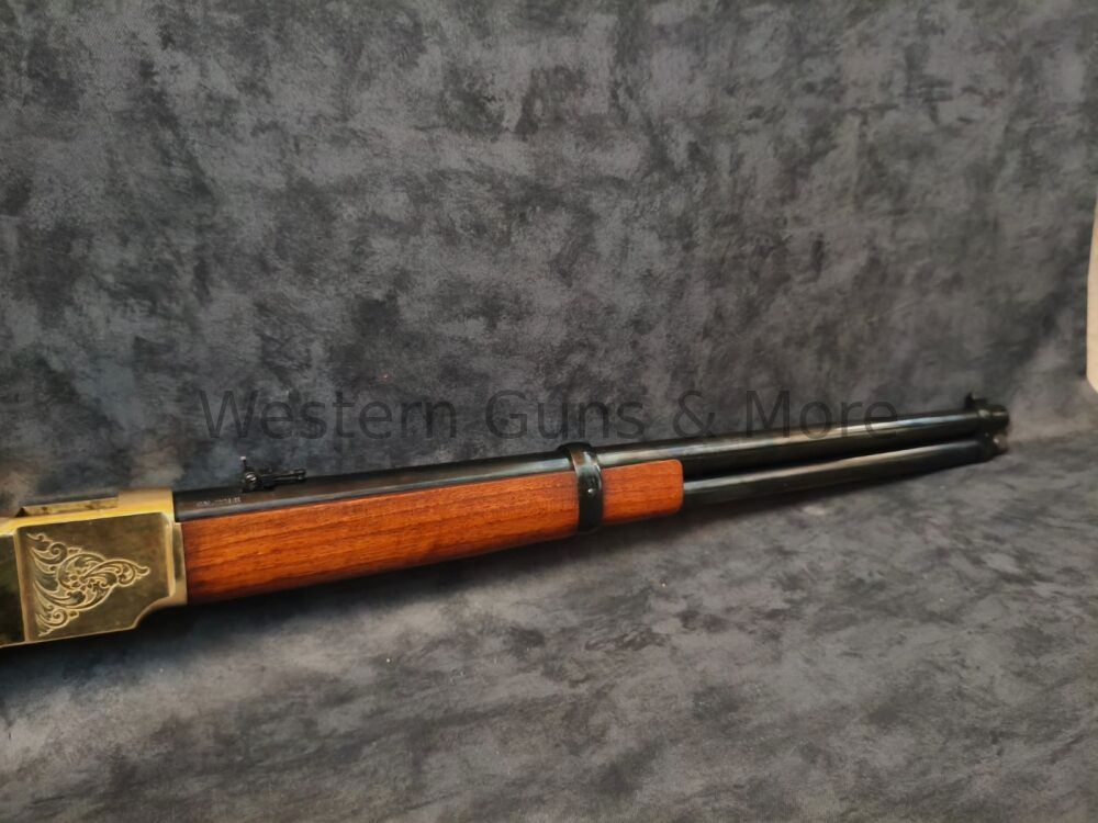 Uberti UHR Uberti 1866 Carbine „Yellow Boy“ Kal.22lr. graviert, Bild 9 von 9