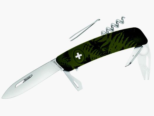 Swiza Klappmesser TT03 Silva Khaki  Klingenlänge: 7,5cm - Stahl 440 Klingensperre
