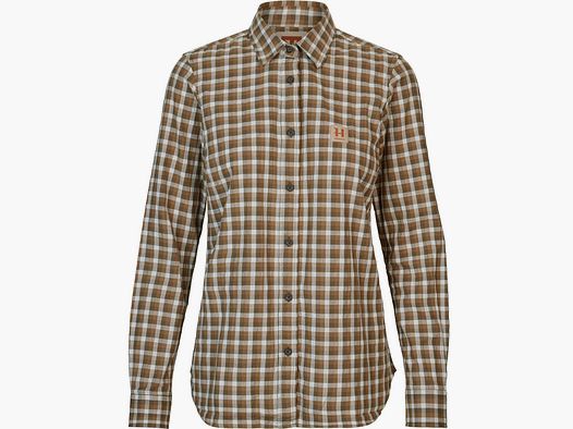 Härkila Bluse Fjell Dark Oliv Check