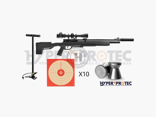 Pack Crosman Icon + Silencieux + Lunette + Pompe