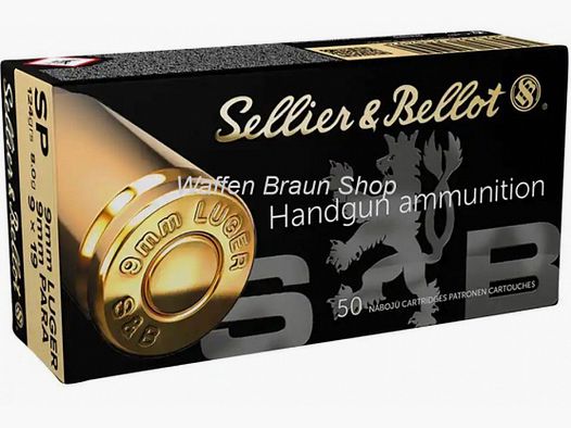 S+B 9mm Luger SP 124grs. 50St