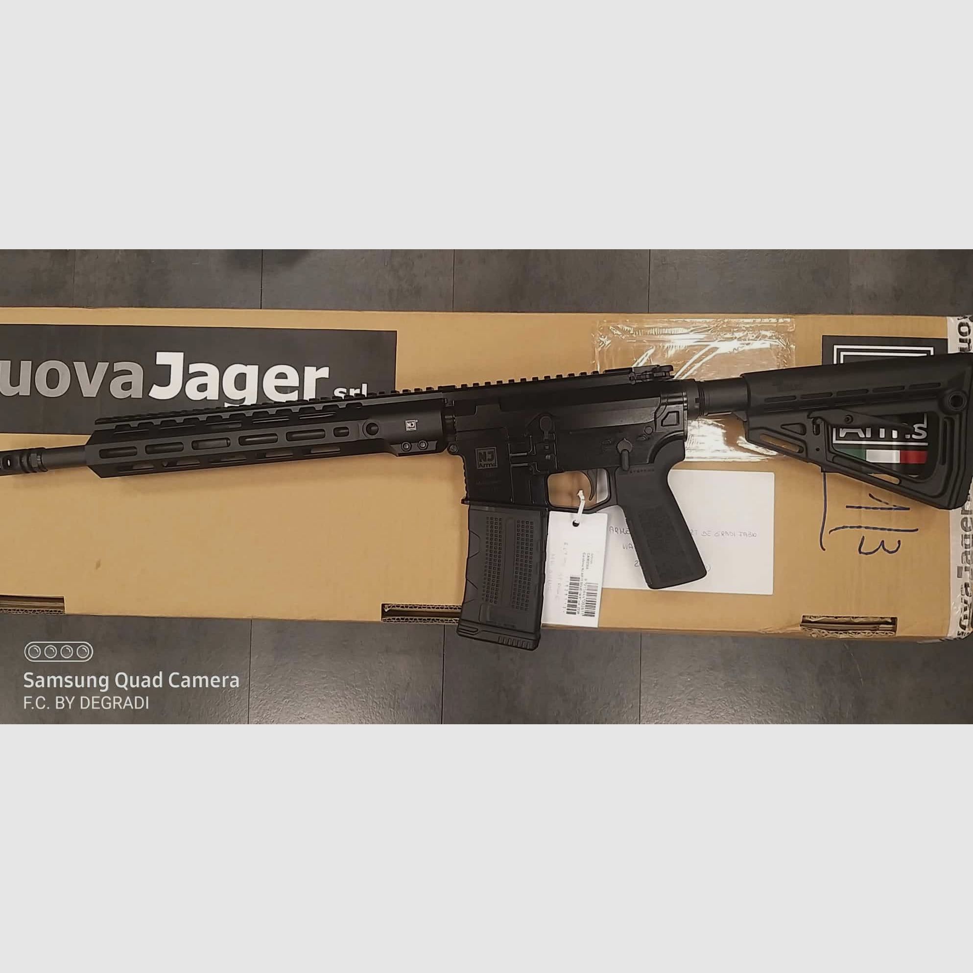 NEW JAGER AR 15 SOLID CALIBER 223 REM. BARREL 18”, image 5 of 7